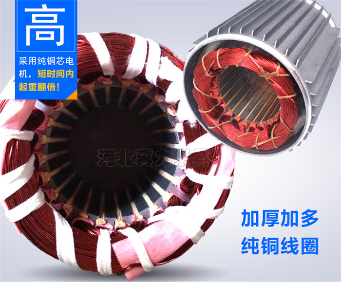 小型電葫蘆提升機銅線包